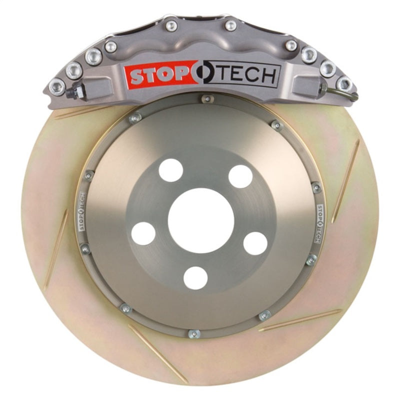 StopTech BBK 08-13 BMW 135i Front 355x32 Trophy Calipers Slotted/Drilled Rotors Pads and SS Lines